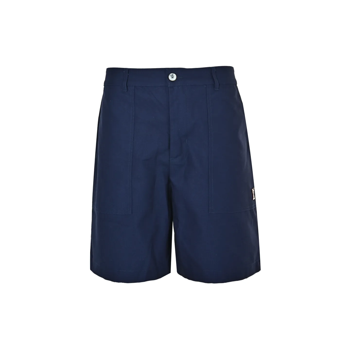 Louis Vuitton/Louis Vuitton LV logo indigo blue denim shorts